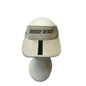 Orange Beach Beige  Adjustable Visor Hat Jhats Brand The Packer Foldable NWT NEW